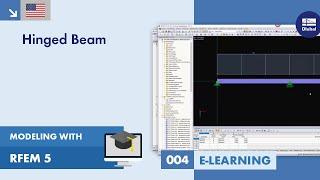 Modeling with RFEM 5 | 004 Hinged Beam