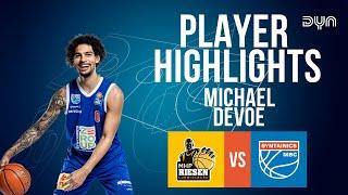 Michael Devoe Highlights vs. MHP RIESEN Ludwigsburg | easyCredit BBL | Dyn Basketball
