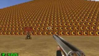 Serious Sam The First Encounter - Sacred Yards (2/2) [Secret level, all secrets found]