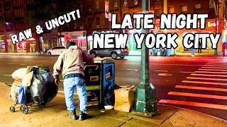 NYC at 3am SHOCKING Raw & Uncut Footage | 2 HOUR NYC NIGHT WALK!