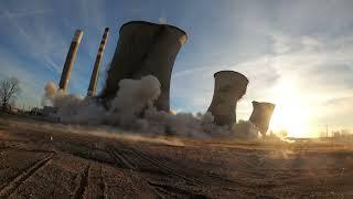 Paradise Cooling Towers Implosion