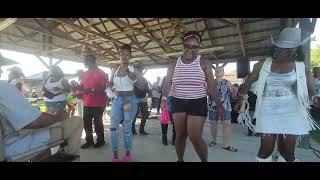 Stone Pleasure Band sings "Boots On The Ground " at Butler's Farm.