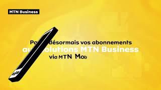 MoMo for bill payment : Payez désormais vos abonnements aux solutions MTN Business via MTN MoMo.