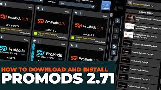 How to Download & Install Promods 2.71 for ETS2 1.51: Middle east, Great Steppe