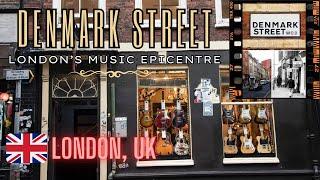 Denmark Street Walking Tour, London’s music epicentre, London, UK