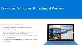 Установка Windows 10 Technical Preview на русском языке