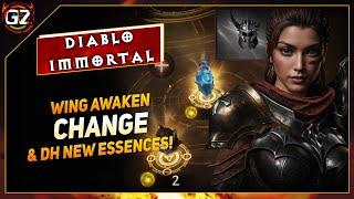 Wing Awaken Change & New DH Essences - FIRST LOOK  | Diablo Immortal