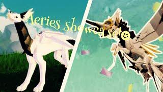 Aeries showcase | roblox creature of sonaria