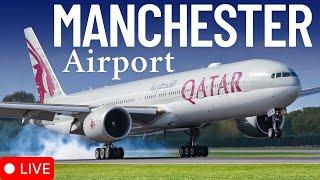  LIVE Manchester Airport Plane Spotting 