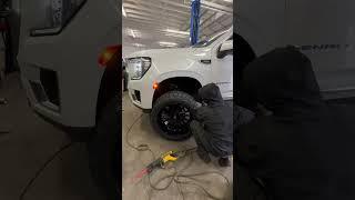 CUTTING A BRAND NEW YUKON ️🫣 #shorts #shortsvideo #thatwidebowtie