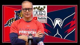 Paul Maurice, Florida Panthers Morning Skate vs. Washington Capitals