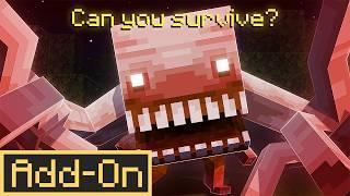 CAN YOU SURVIVE ADDON The CREEPIEST Minecraft Bedrock SCP Experience!