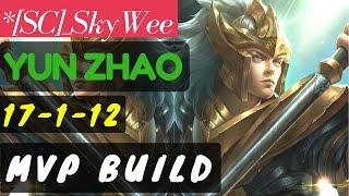 MVP Build [Rank 1 Yun Zhao] | Yun Zhao Gameplay and Build By *[SC]_SkyWee Mobile Legends