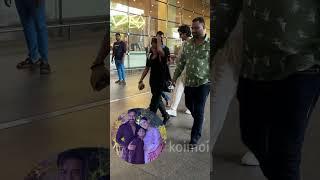 #ajaydevgn & #kajol’s baby boy #Yug arrived at the airport  That hug melted our hearts away!🫂