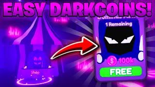 HOW To GET *EASY* DARK COINS Fast! (Roblox Bubble Gum Clicker)