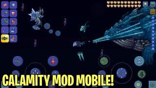 Terraria Calamity Mod on Mobile - Full Leviathan Boss Fight Concept! (Android/IOS)