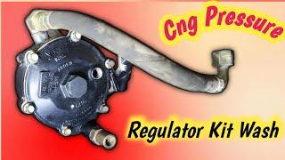 CNG Pressure Regulator Kit Repair, Bajaj Re Compact 4s Autorickshaw Gas Kit Washing And Cleaning