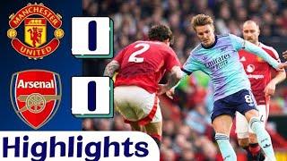 HIGHLIGHTS Comeback for Declan Rice MAN UDT vs Arsenal 1-1 All Goals & Extended Premier League 2025