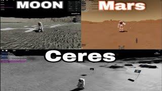 We Landen On Moon And Mars And Ceres in SPACE SAILORS (Roblox)