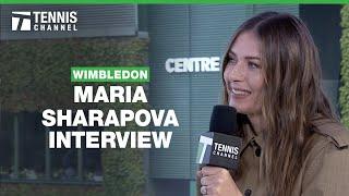 Maria Sharapova on friendship with Serena Williams, dinner with Iga & Naomi | 2024 Wimbledon