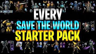 Ranking EVERY Save The World Starter Pack In A Tier List