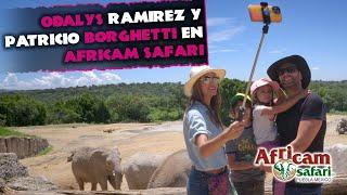 Odalys Ramirez y Patricio Borghetti vivieron un día lleno de magia y aventura en Africam Safari.