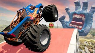 Monster Truck Crashes - Beamng drive | Griff's Garage