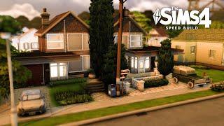 70's BRITISH SEMI-DETACHED HOUSES | NO CC | The Sims 4 Speed Build