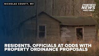 Proposed ordinances on dilapidated structures, unkept properties spark debate in Nicholas County, WV