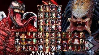 Mortal Kombat 9 - SYMBIOTE CARNAGE & PREDATOR - Expert Tag Ladder - Gameplay @(1080p) 60ᶠᵖˢ 