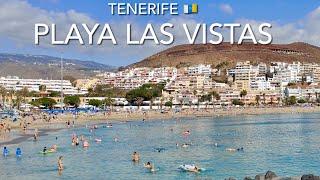 Playa de Las Vistas, Los Cristianos, Tenerife (4K)