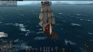 Naval Action PVP 2v2 Redoutables outside of plata.