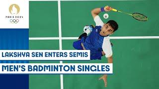 Lakshya Sen beats Chou Tien Chen in Men's Badminton Singles Quarter-Finals  | Paris 2024 Highlights