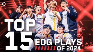 Top 15 VALORANT Edward Gaming Plays Of 2024