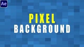 Animated Pixel Background | After Effects Tutorial