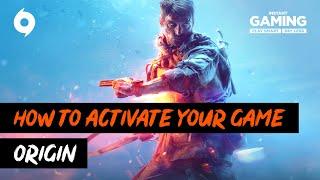 How to activate your game on Origin