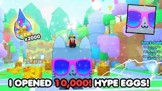  I unboxed 10,000 hype eggs & Got The TITANIC HYPE CAT and this happened! 