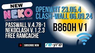 OpenWrt 23.05.4 Stable Clash-Wall 06.09.2024 For B860H V1 Support | REYRE-WRT