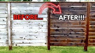 Stain Manufacturers Don't Want You To Know This! Homemade Fence Stain