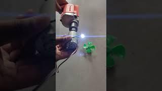 light generated by DC motor || amazing generator ||#shorts