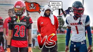 CRAZY COMEBACK TO START THE SEASON || EDISON VS MIRAMAR|| MIC’D UP WITH VICTWON MILLER *MUST WATCH*