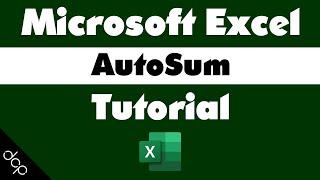 Excel AutoSum Tutorial