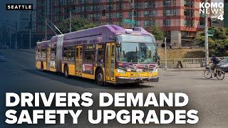 Bus drivers urge safety upgrades to combat workplace violence in King County