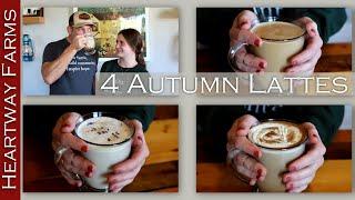 Cozy Fall Drinks Collection | Gourmet Lattes | Caramel Macchiato | Indian Chai Tea | Pumpkin Spice