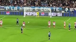 Atalanta vs Arsenal. David Raya double save. Moment of magic. UEFA Champions League 2024