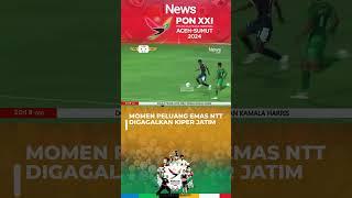 Momen Peluang Emas NTT Digagalkan Kiper Jatim