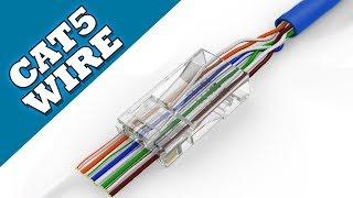 How to make CAT-5 Cable / Network Wire - Tutorial Guide