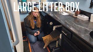 Stainless Steel Litter Box for large cats