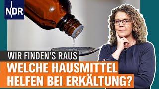 Erkältung mit Husten und Schnupfen: Diese Hausmittel helfen | Visite | NDR