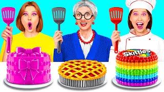 Me vs Grandma Cooking Challenge | Amazing Cooking Hacks by HAHANOM Challenge